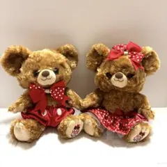 【10周年記念品】ディズニー ユニベアシティ ぬいぐるみ モカ プリン セット