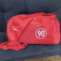 NIKE ナイキ 90ロゴ ボストンバッグ ドラムバッグ 赤のサムネイル