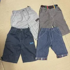 120cm ハーフパンツ×4枚セット