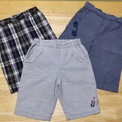 ファミリア　半ズボン　3点セット　size120cm