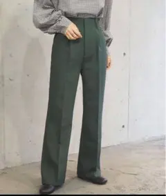 Tiptop ダークグリーン スラックス