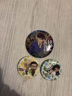 名探偵コナン キャラクター缶バッジ 3点セット