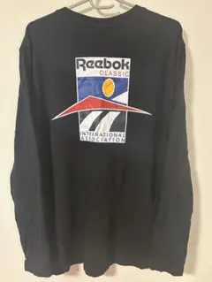 Reebok ブラックロンT