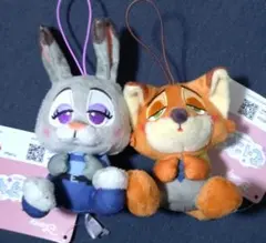ズートピア むにゃすやマスコット ジュディ ニック