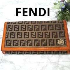 ✨️希少✨️素敵✨️FENDI フェンディ長財布　ズッカ柄　キャンバスのサムネイル