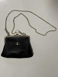 Vivienne Westwood ショルダーバッグ ブラック×ゴールド