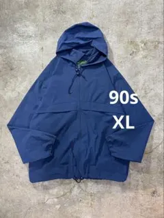 90s フード付きナイロンブルゾン ヴィンテージ 古着
