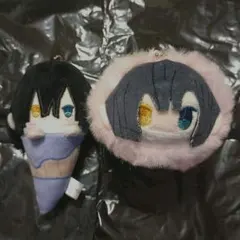 鬼滅の刃　アイスたぴぬい　桜餅マスコット　伊黒小芭内