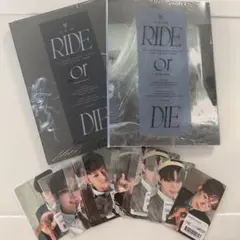 新品 EVNNE ride or die アルバム 2形態 トレカ セット