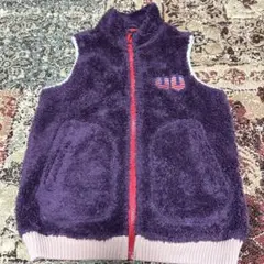 UNIQLO アンダーカバーコラボ　フリースベスト パープル 150