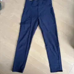 ネイビー 7分丈　スキニーパンツ　ほぼSサイズ