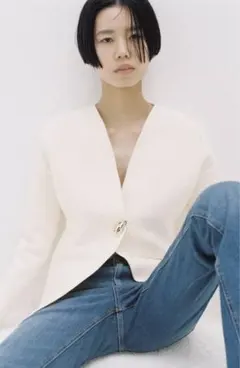 さま様専用のお品【新品】ZARA プレーンニットカーディガン M size