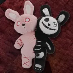 うさぎ　スケルトン　ガイコツ　ドクロ　ぬいぐるみ　ハロウィン　韓国　海外