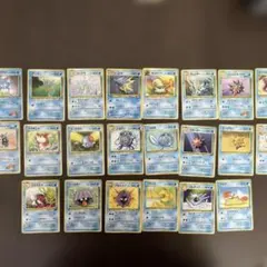 ポケカまとめ売り　旧裏　ニョロゾマークなし他　全22枚