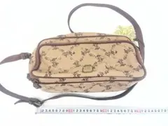 ANNASUI ショルダーバッグ ベージュ　花柄