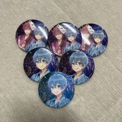 さとみ&ころん 夏祭り缶バッチ