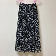 GU レディース　プリーツスカート　ロングスカート　Sサイズ