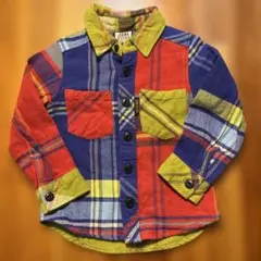 JUNK STORE チェック柄 長袖シャツ 100