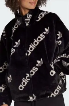 超美品　adidas originals フェイクファージャケット