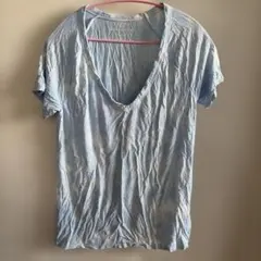 AMERICAN EAGLE タイダイ柄 Vネック Tシャツ
