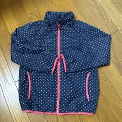 キッズ ウィンドブレーカー ドット柄