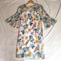 【新品未使用】グレースコンチネンタル ボタニカル刺繍チュールワンピース