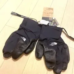 新品ノースフェイスGORE-TEX 防水 シェルグローブ 手袋 ブラックサイズL
