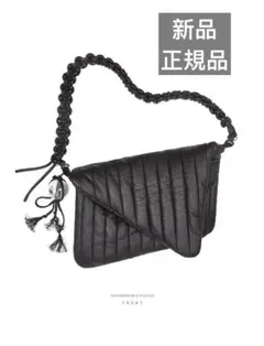 NUTEMPEROR ブラックショルダーバッグ NUTEMPEROR / ナットエンペラー - BLACK BAG (BLACK) | RADD LOUNGE