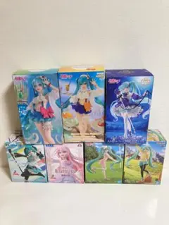 新品 初音ミク 巡音ルカ フィギュア 7体セット