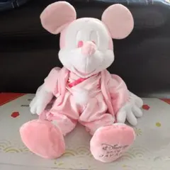 ディズニーストア ピンク ミッキー ぬいぐるみ　桜　着物　さくら