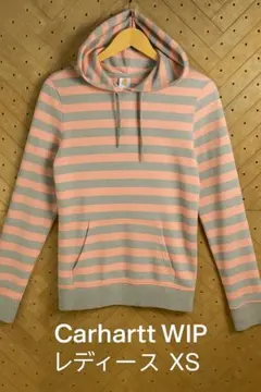 Carhartt WIP レディース パーカー XS ボーダー 薄手 美品