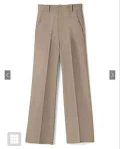 新品未使用 GRL センタープレスストレートパンツ ai07 ベージュ XS