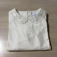 タルティーヌエショコラ　レース襟のブラウス