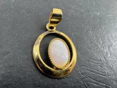 M5889 オパール　ペンダント　ヴィンテージ アクセサリー