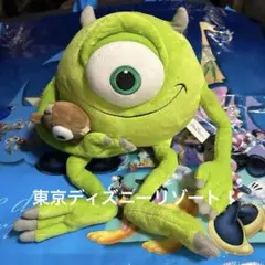 東京ディズニーリゾート マイク・ワゾウスキ ぬいぐるみ （リトルマイキー付き）