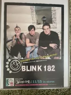 90s デッドストック BLINK 182 大判ポスター | Mercari