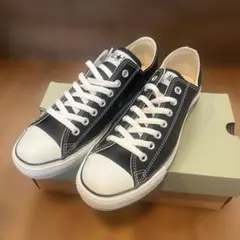 CONVERSE ALL STAR レザー　ブラック スニーカー