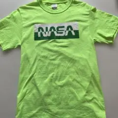 NASA 蛍光グリーン Tシャツ