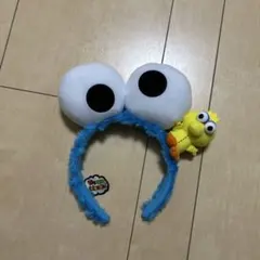 クッキーモンスター カチューシャ イエローバード付き