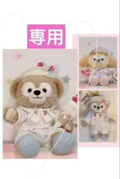 新作 上海ディズニー さくらんぼシリーズ ダッフィー&シェリーメイぬい