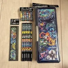 新品未開封　ポケモン　ショウワノート　筆箱　鉛筆　キャップ　定規　セット