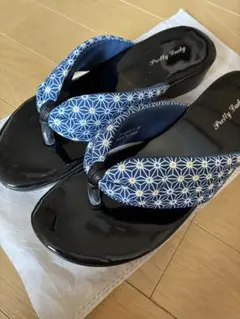 下駄 麻の葉模様 浴衣 和装