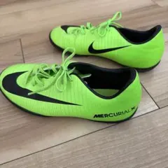 Nike Mercurial X 蛍光グリーン サッカーシューズ