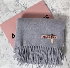 acne studios マフラー パウダーブルーメランジ 正規品 - メルカリ