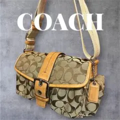 【archive】 COACH signature shoulderバッグY2K