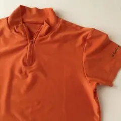 Calvin Klein Jeans 半袖　ジップウェア　オレンジ
