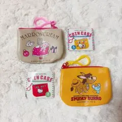 サンリオキャラクターズコインケース/マロンクリーム&スパンキーバロー