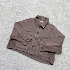 【c7163】CEPO セポ　デニムジャケット ブラウン　長袖