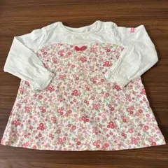 ホットビスケッツ　花柄　トップス　90