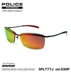 ☆【国内正規品・新品】POLICE×SWANS　サングラス　T77J-530Pのサムネイル